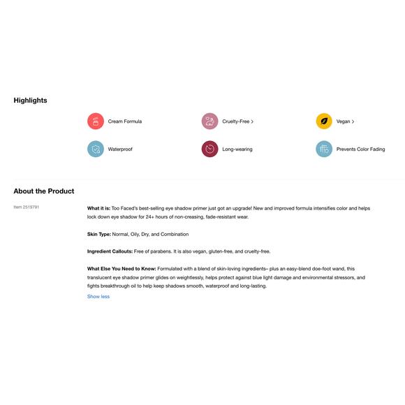 NEW Too Faced Shadow Insurance + Milk Kush High Volume Mascara in Large + Travel - Picture 13 of 15